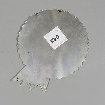 REKLAMSKYLTAR, ett par, litograferad plåt samt plast, 1900-talets andra hälft.