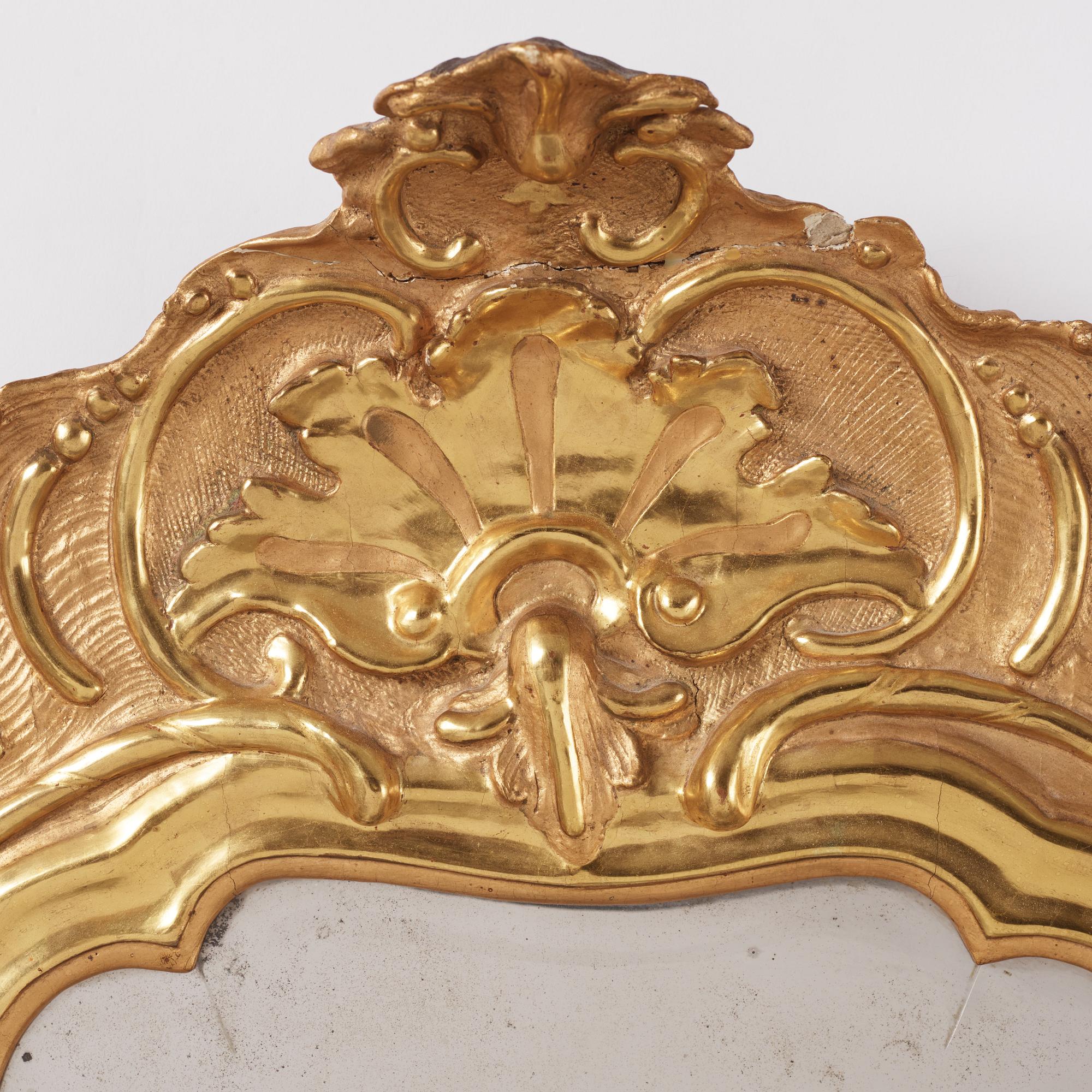 Spegel, Stockholmsarbete, 1700-talets andra hälft, Rokoko.