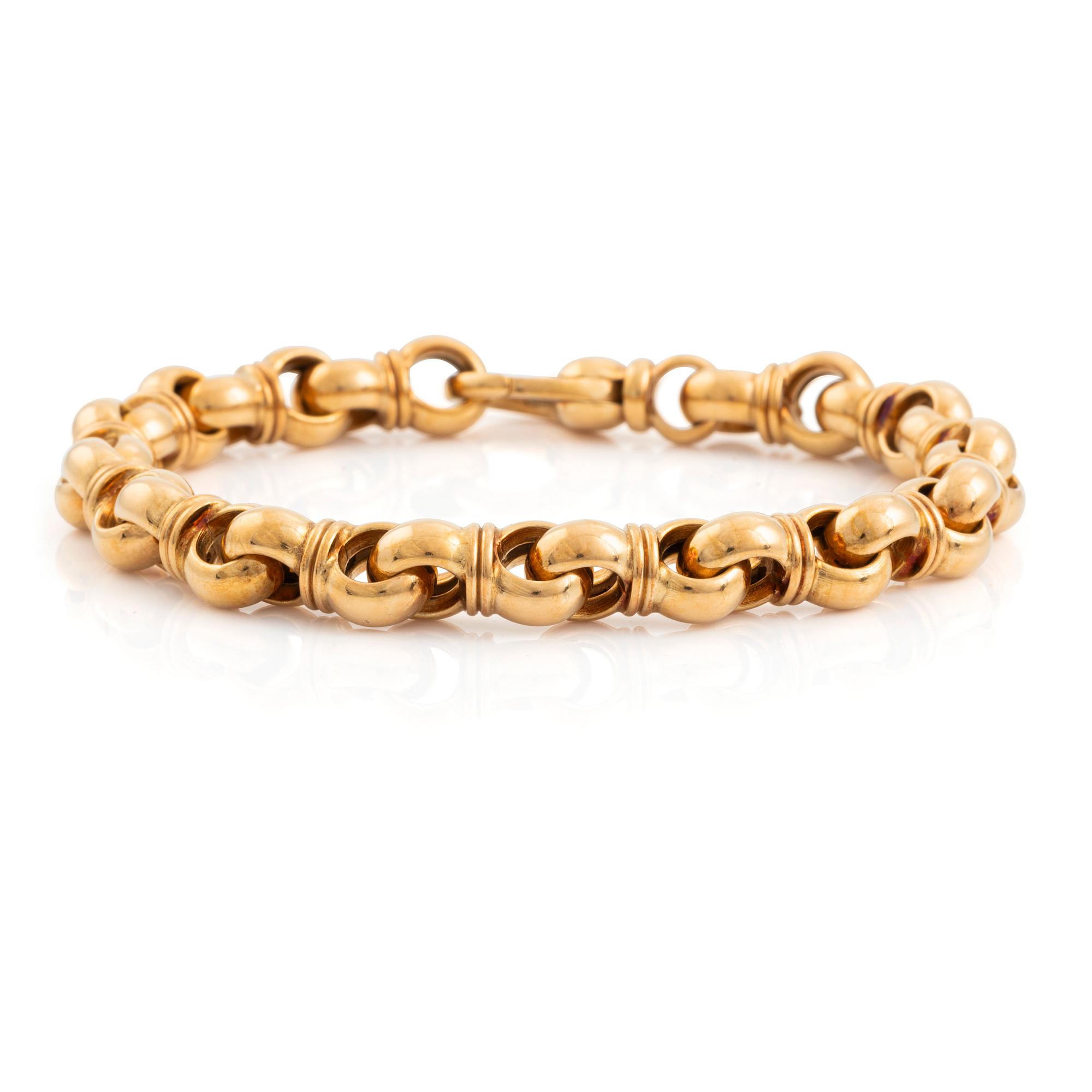 An 18K gold Tännler bracelet.