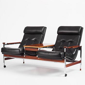 Eric Merthen, a seating group, 'Kronfåtöljen', AB Dahléns Fåtöljindustri, Dalum, 1960s-70s.