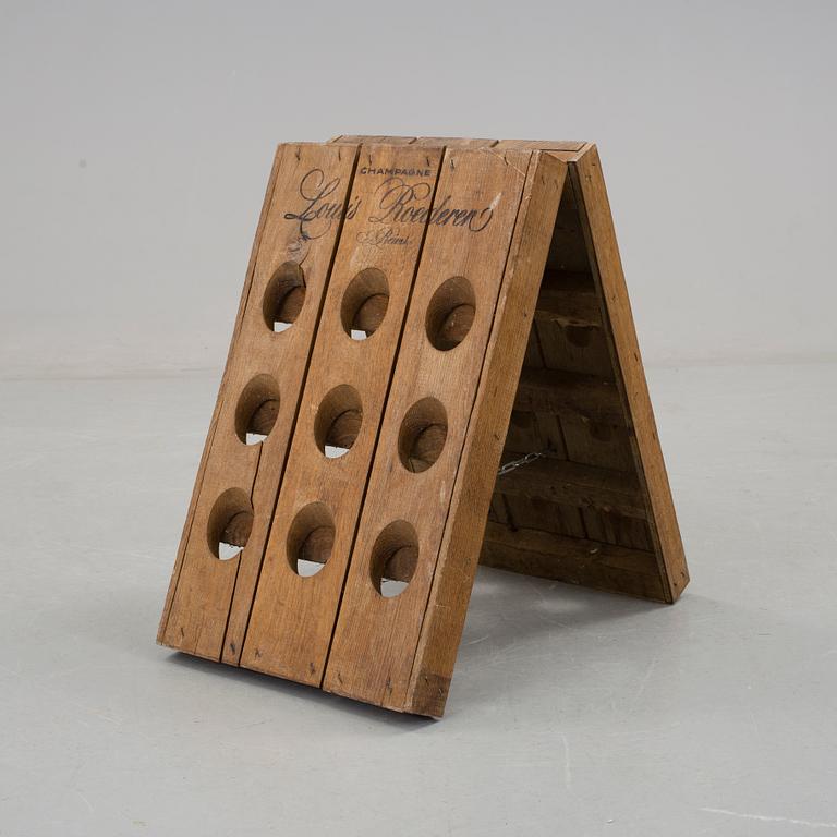VIN- / FLASKSTÄLL, 1900-tal.