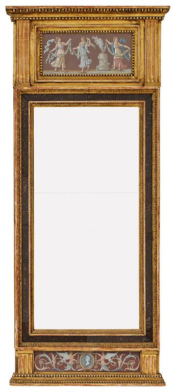 A late Gustavian mirror.