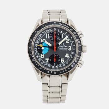 OMEGA, Speedmaster, Racing "Michael Schumacher", chronograph, wristwatch, 39 mm.
