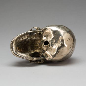 SKULPTUR, försilvrad mässing, sent 1900-tal.