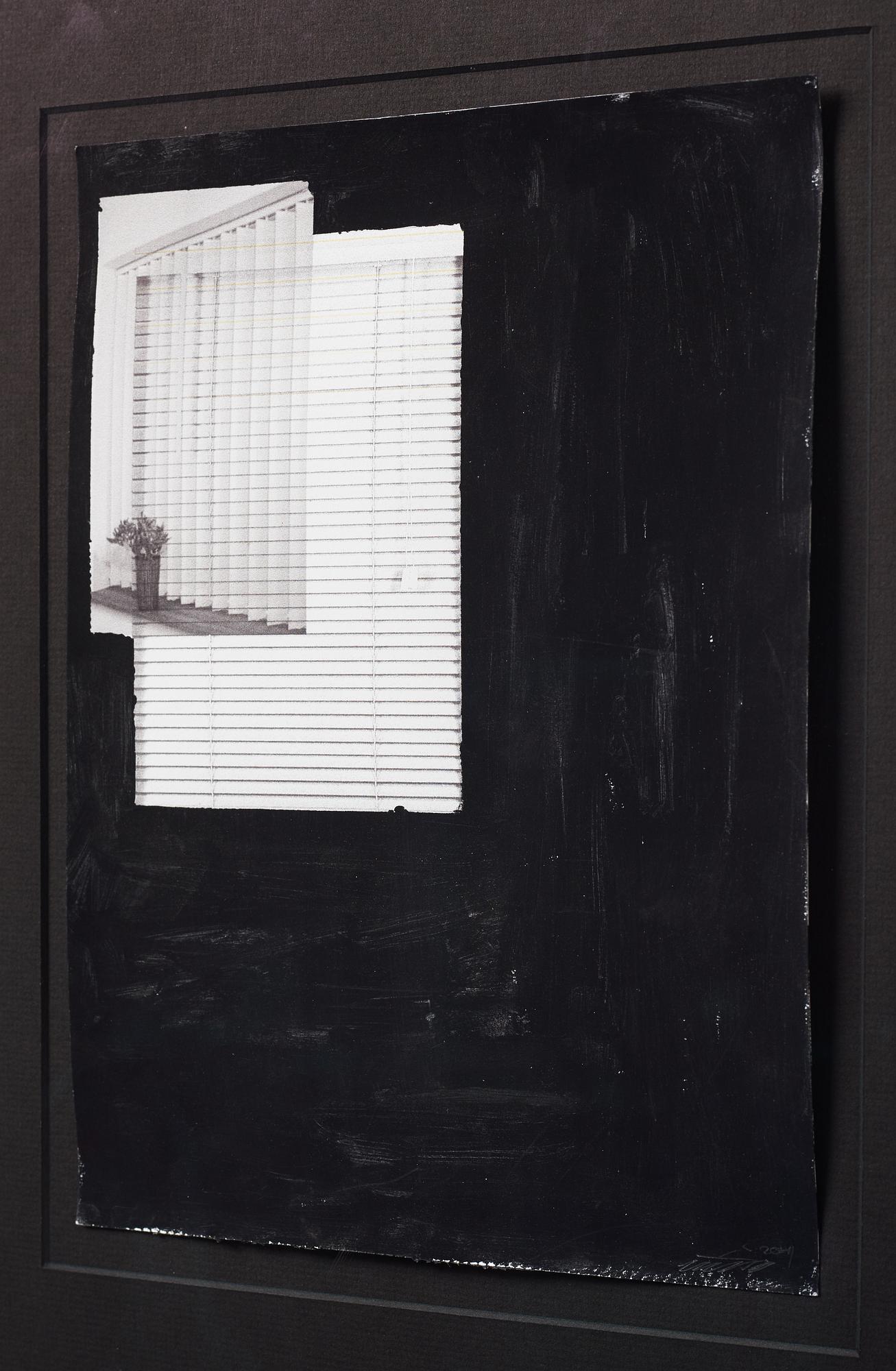 Zak Kitnick, signed and indistinctly dated. Mixed media on paper.