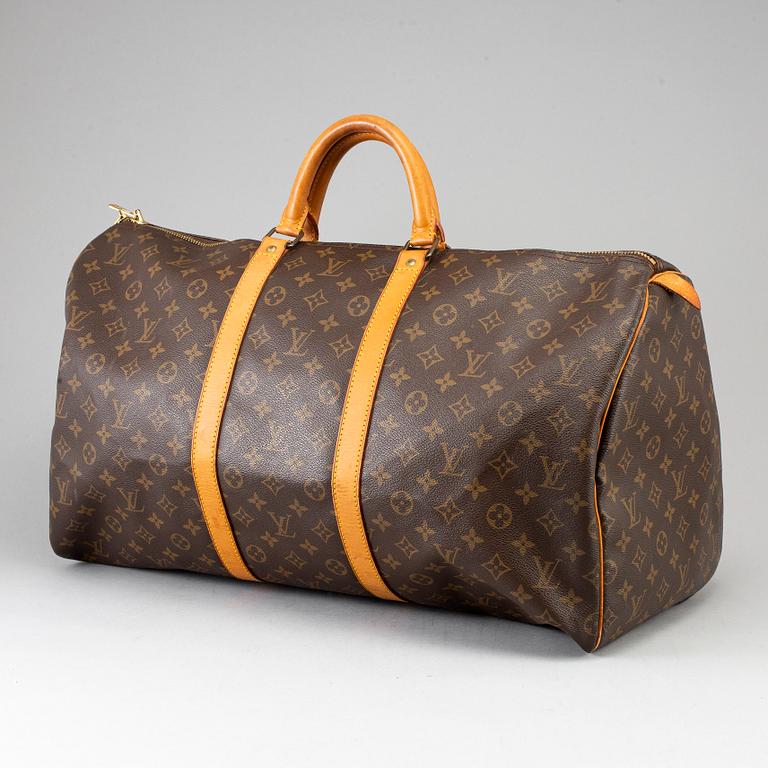 LOUIS VUITTON, weekendbag, "Monogram Keepall 55".