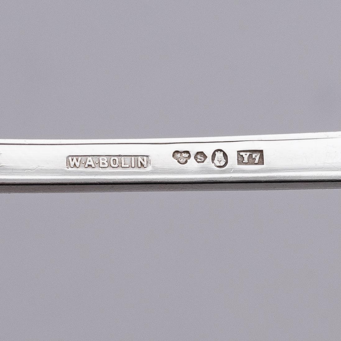 A silverware set, model 'F', 158 pieces, W.A. Bolin, Stockholm 1924-1969.