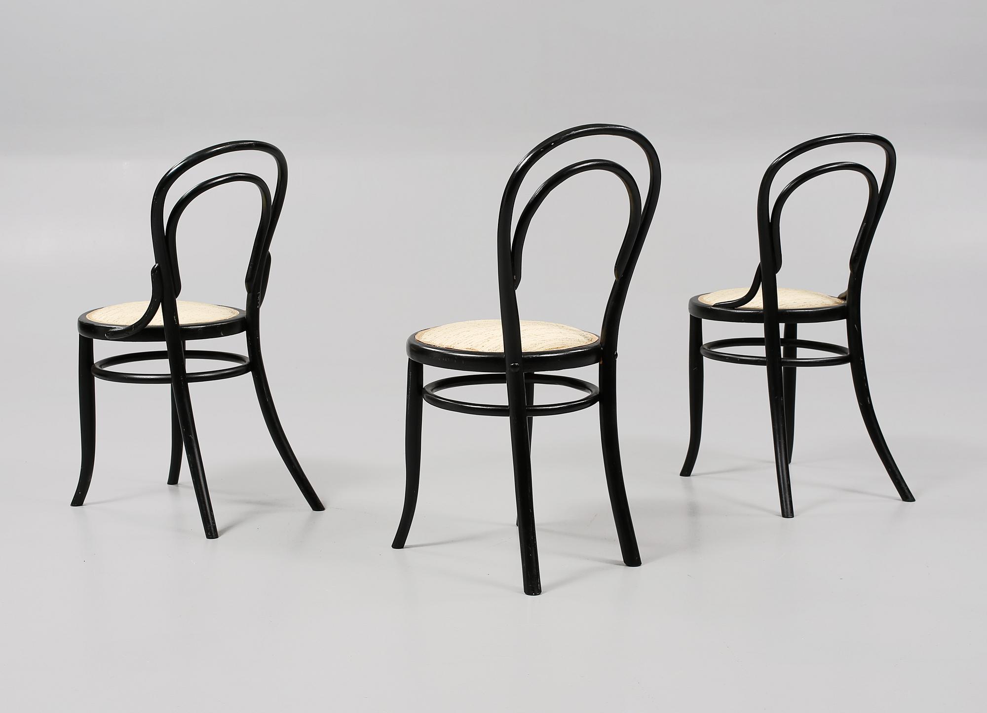 STOLAR, 3 st, Thonetmodell, 1900-talets början.