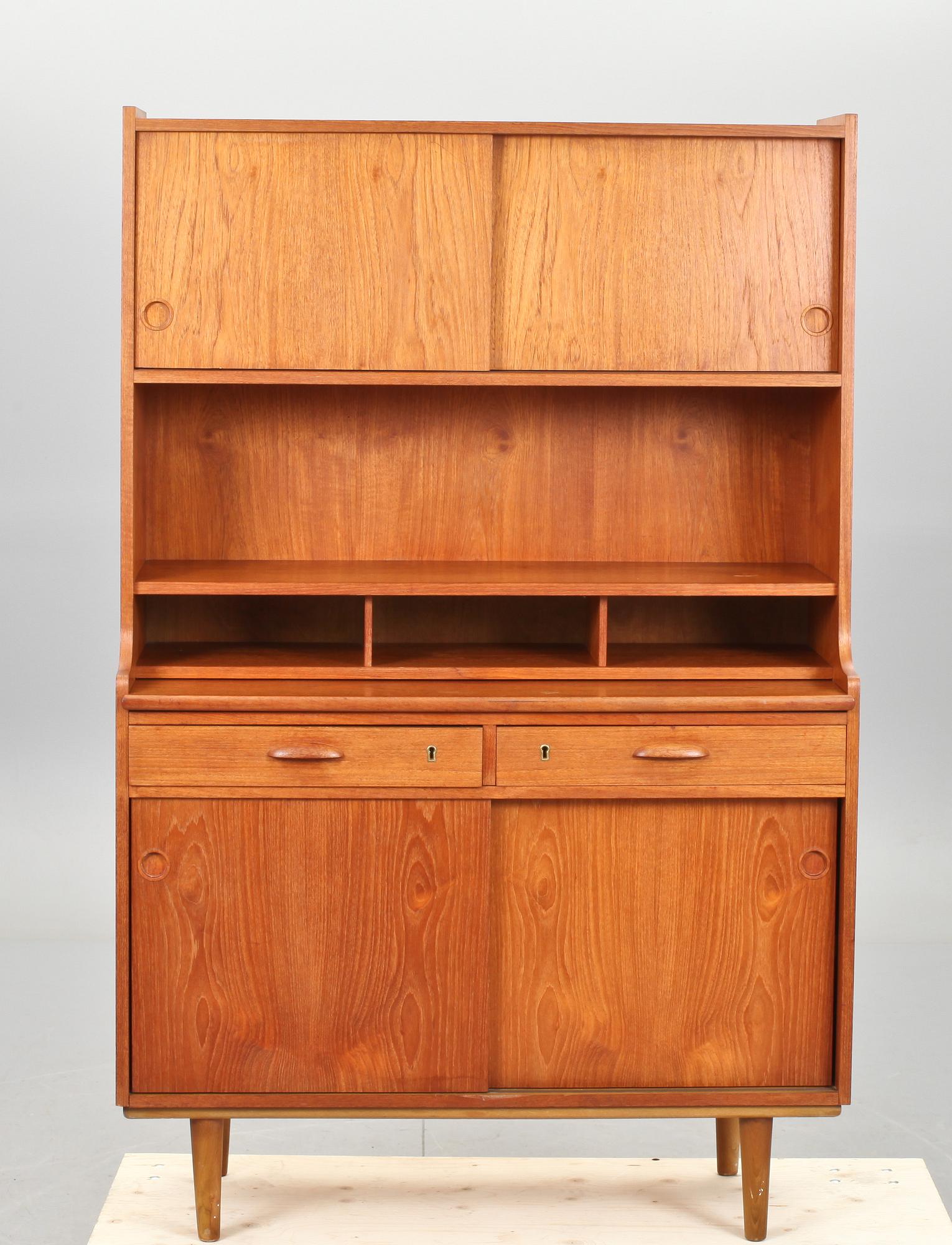 BOKHYLLA/SEKRETÄR, Danmark 1950/60-tal.