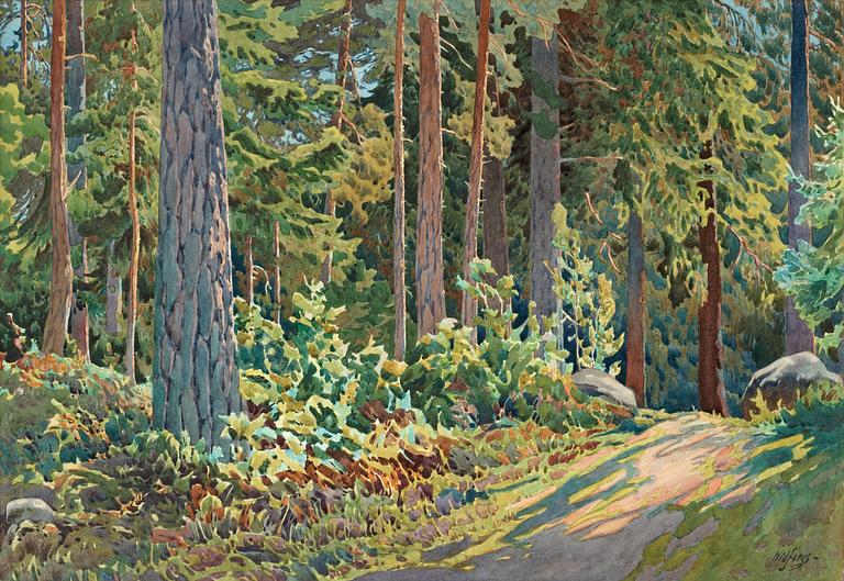 Gunnar Widforss, "Trees".