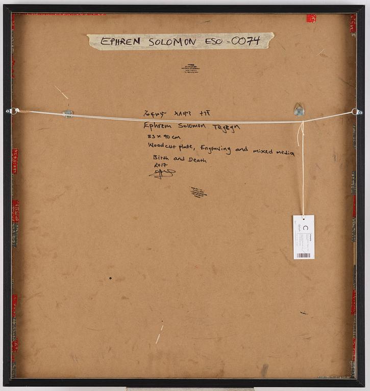 Ephrem Solomon Tegegn, "Birth and Death".