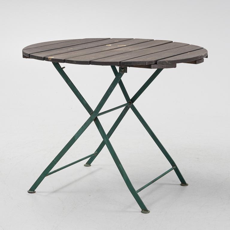 A seven-piece garden furniture suite, Tuve Osby Sweden, second half of the 20th Century.