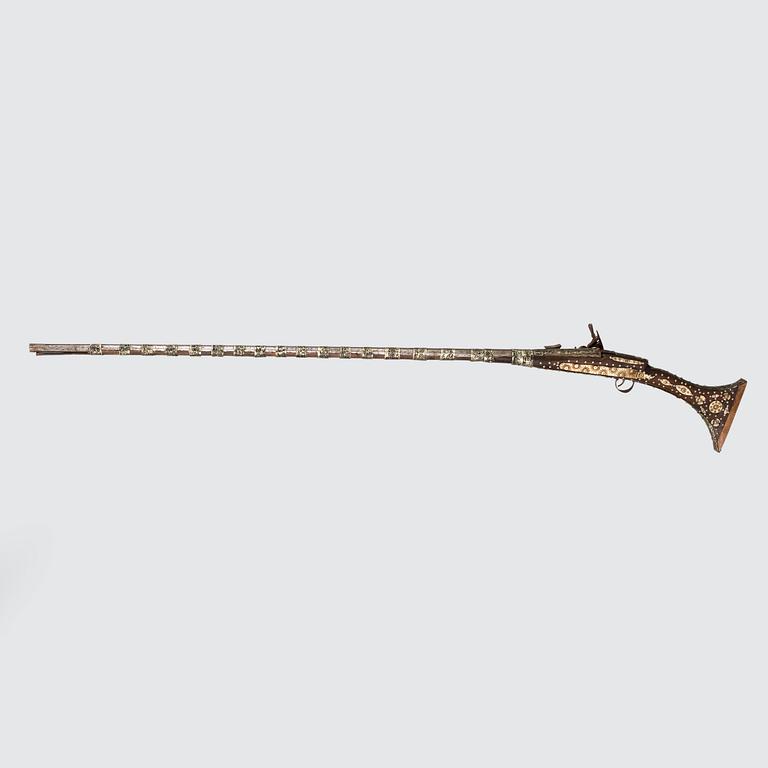 a 19/20th century musket, probably from north africa.