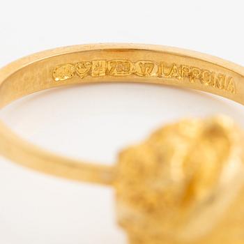Björn Weckström, ring, 18K gold, Finland 1976. By Lapponia.