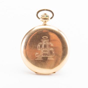 Mido, pocket watch, hunter, 51 mm.