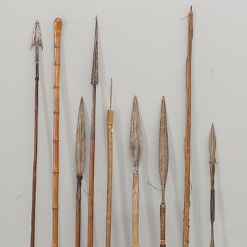 ETNOGRAFICA AFRICA, 9 pcs, 20th century.