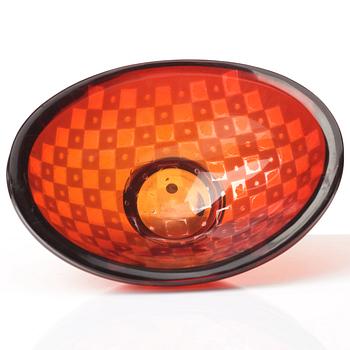 Sven Palmqvist, a "Ravenna" glass bowl, Orrefors, Sweden 1956.