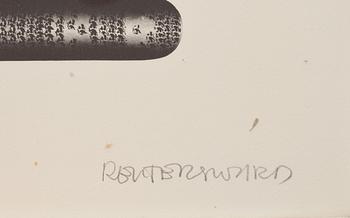 CARL FREDRIK REUTERSWÄRD, färglitografi, signerad och numrerad 167/200.