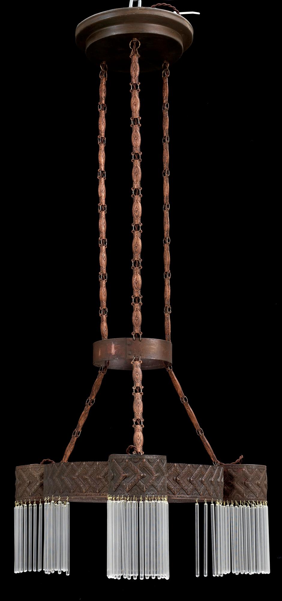 TAKLAMPA, jugend, 1900-talets början. H 127.
