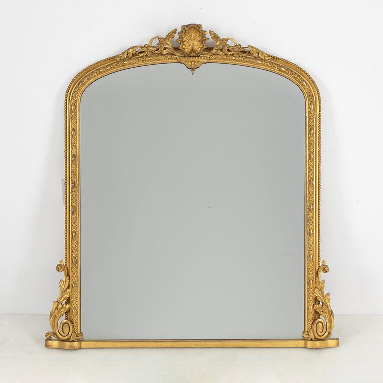 Spegel, sent 1800-tal.