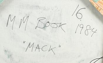 MAX MIKAEL BOOK , olja på duk, signerad och daterad a tergo 1984.
