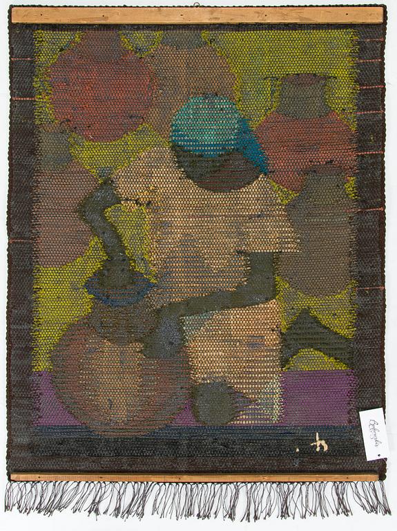 Eila Ampula, A tapestry, signed Eila.