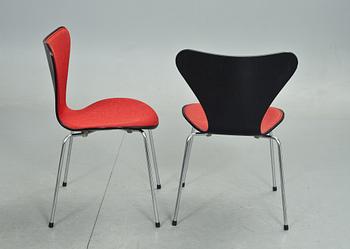 STOLAR, "Sjuan", 6 st, Arne Jacobsen, Fritz Hansen, Danmark, 1987.