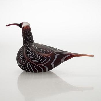 Oiva Toikka, lasilintu, "Kuovi", signeerattu O. Toikka Nuutajärvi.