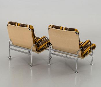 BRUNO MATHSSON, fåtöljer, ett par, "Karin".