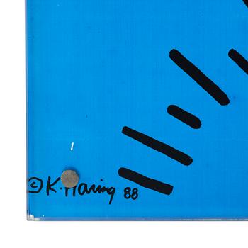 Keith Haring, & Toshiyuki Kita, bordslampa, "On Taro", ed. 922/2000, Kreon, Belgien, 1988.