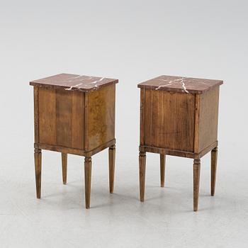 Sängbord, ett par, 1920/30-tal.