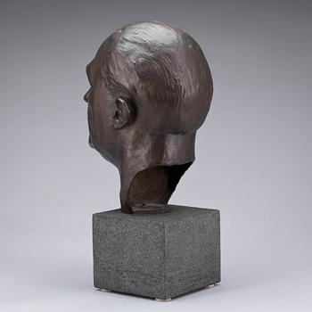 OSCAR JOHANNESSON, brons, signerad, gjutarstämplad Herman Bergman.
