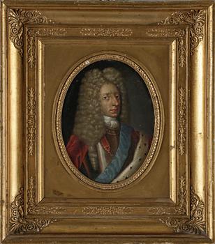 OKÄND KONSTNÄR, olja på koppar, 1700-tal.