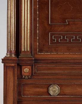 A late Gustavian masterpiece writing cabinet by J. F. Wejssenburg 1795.