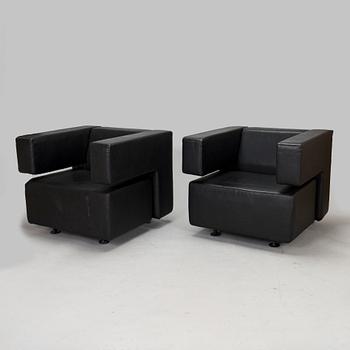 Jouko Järvisalo, a pair of 'Milo' armchairs for Mobel Oy, Finland 2000s.