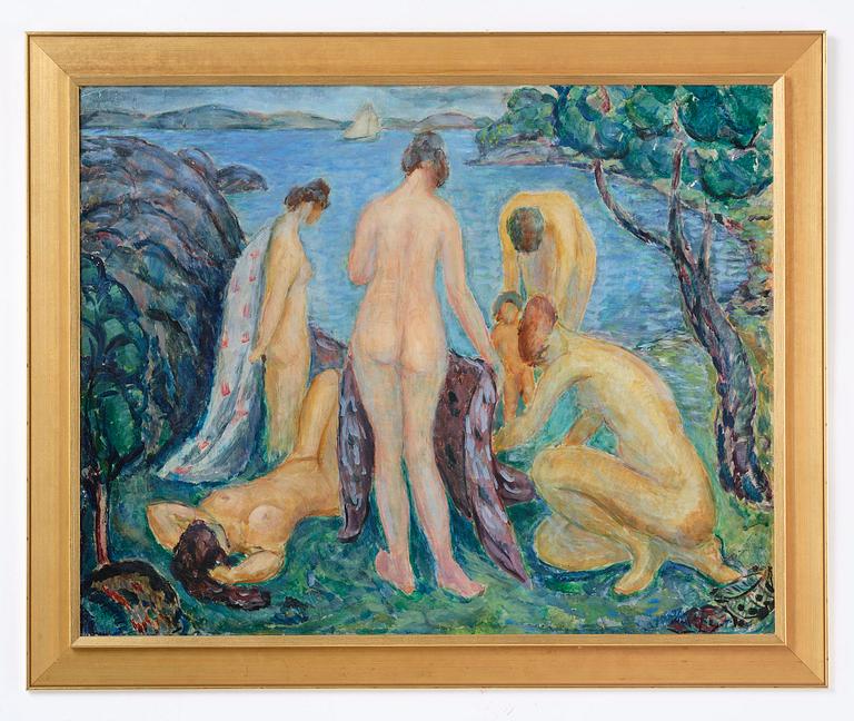 Edward Hald, Bathing women.
