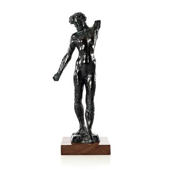 Gudmar Olovson, sculpture. Signed. Numbered. Foundry marl Brons, total height 43 cm, längd 17 cm.