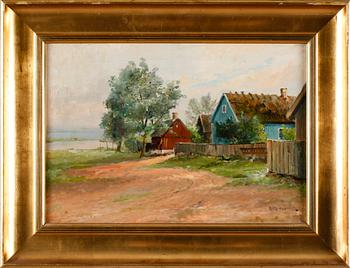 LUDVIG RICHARDE, olja på duk, signerad.