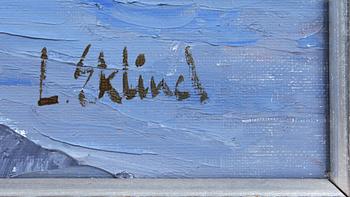 LARS EKLIND, olja på duk, 2 st, sign.