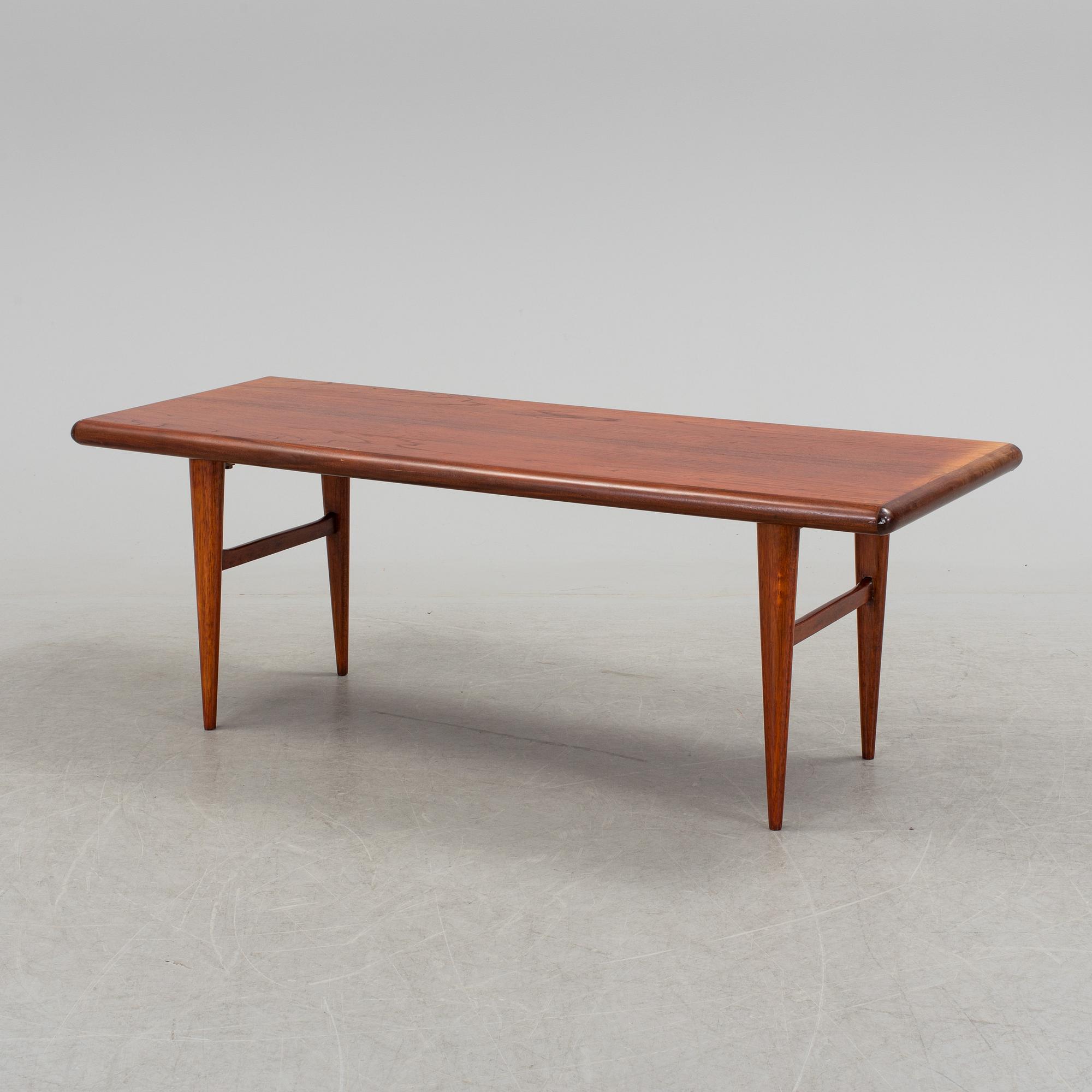 SOFFBORD, teak, Alberts, Tibro, 1962, stämpelmärkt.