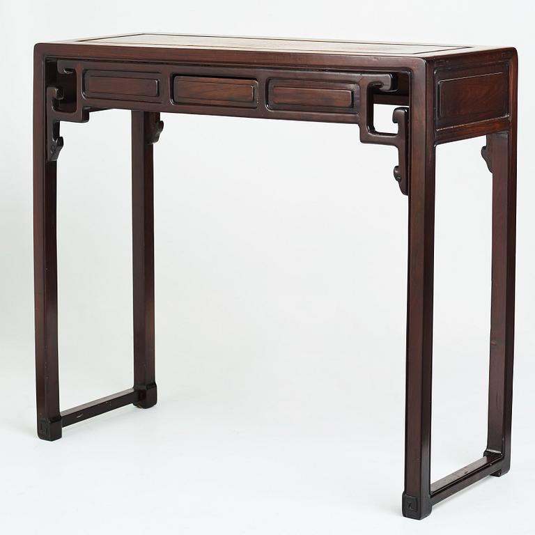 A Chinese wooden altar table, presumably first half of the 20th Century.