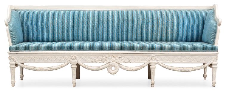 A Gustavian late 18th century sofa.