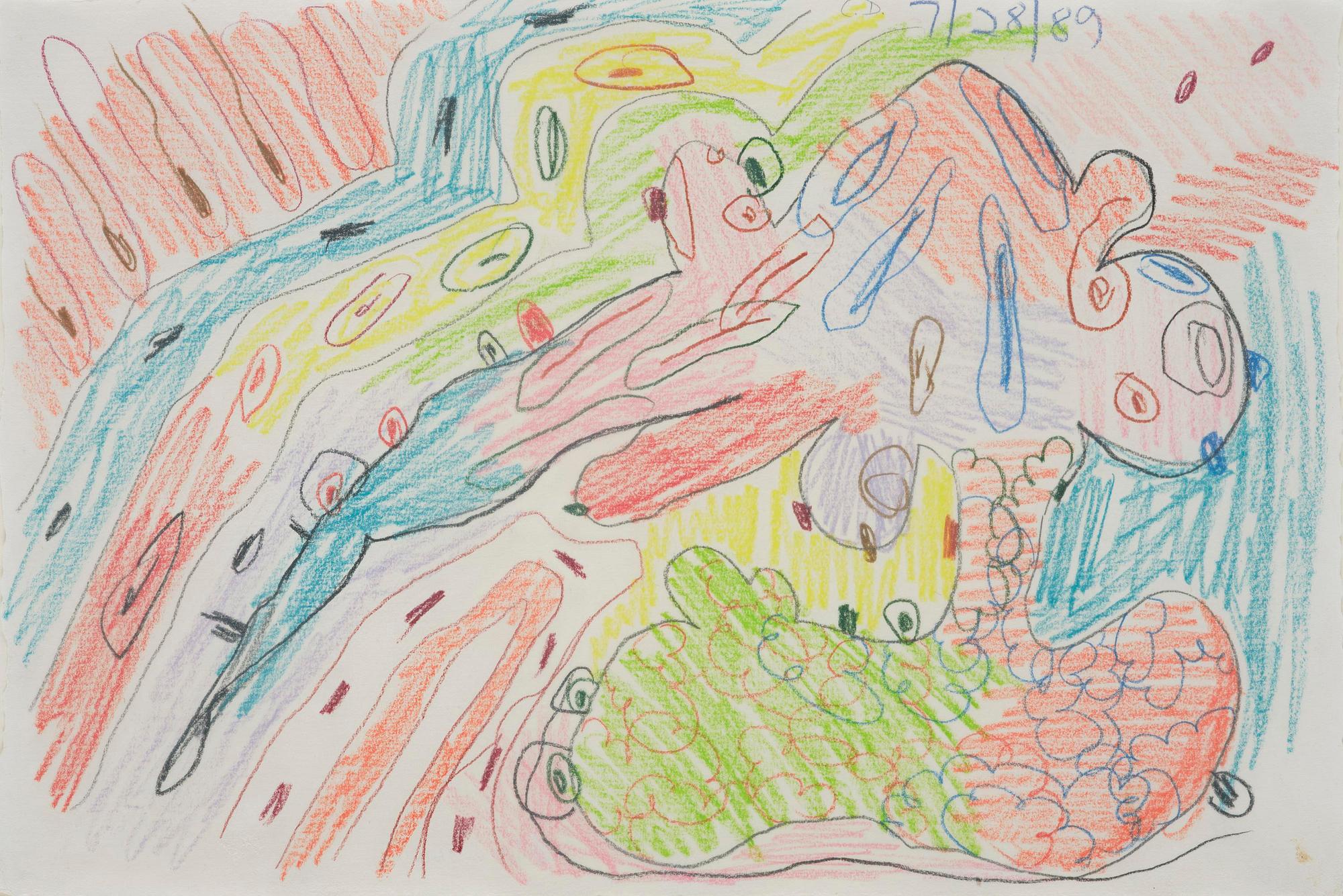 Carroll Dunham, "Untitled (7/28/89)".