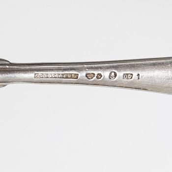 C.G. Hallberg, A 36 piece 'Svensk spets' cutlery service, Stockholm 1907.