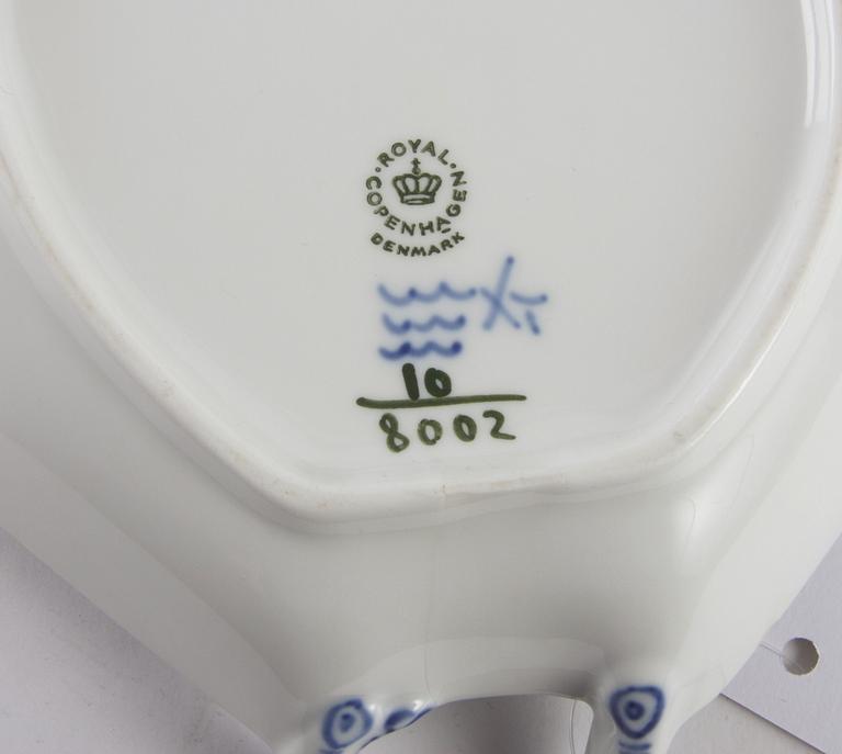 KAFFESERVIS, 42 delar, porslin, Royal Copenhagen "Blå blomst".