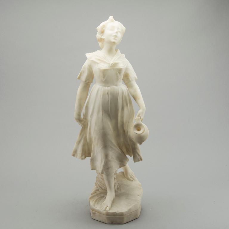 An alabaster sculpture around 1900.