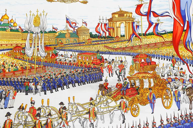 SCARF, "Grand Cortege à Moscou", Hermès.