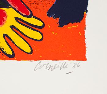 BEVERLOO CORNEILLE, färglitografi, signerad, numrerad 18/200 och daterad -86.