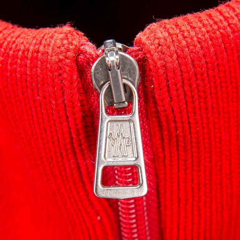 Red Light Weight Down JACKET by Moncler, size 4.