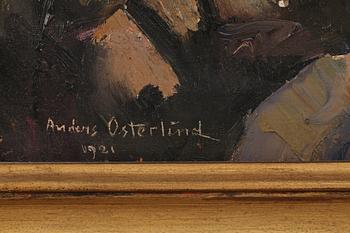 ANDERS OSTERLIND, olja på duk, sign och dat 1921.
